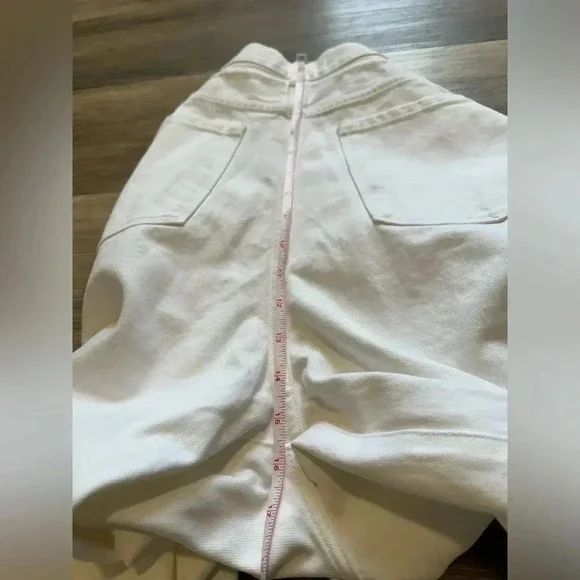 Kancan women’s Queens Ultra High Rise Slouch Fit White Drawstring Jeans size 30 - Picture 15 of 15